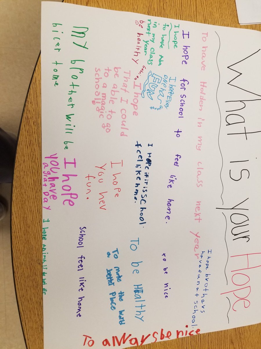 DannelleyMrs's tweet photo. Posititivy Project was very touching this morning! Ss wrote down their hopes for their future. #positivityproject #beskidsmatter #otherpeoplematter @BriarcliffES @PosProject https://t.co/XnF7s61bN5