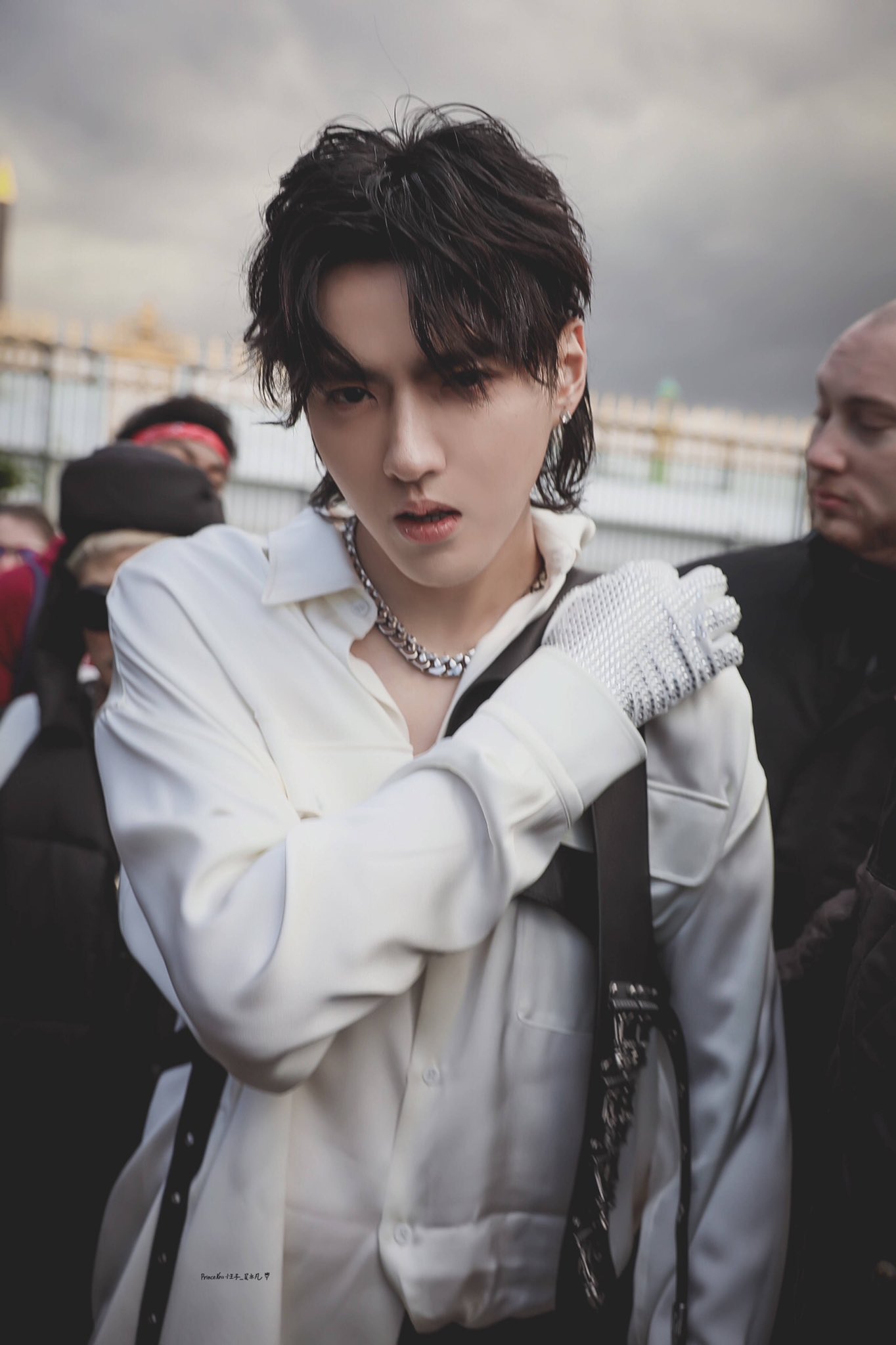 Kris Wu attending the Louis Vuitton Menswear Fall/Winter 2019-2020 show as  part of Paris Fashion Week in Paris, France on January 17, 2019. Photo by  Jerome Domine/ABACAPRESS.COM Stock Photo - Alamy