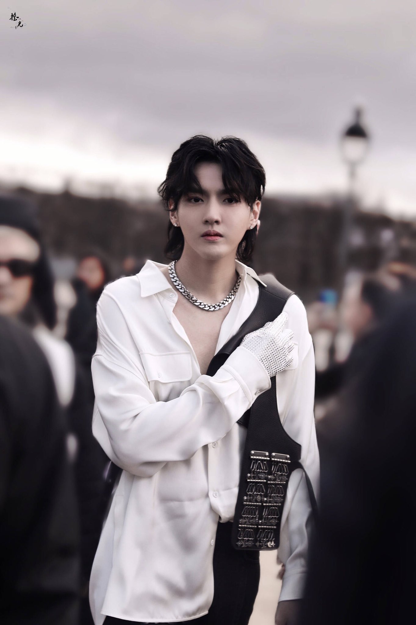 Kris Wu attending the Louis Vuitton Menswear Fall/Winter 2019-2020 show as  part of Paris Fashion Week in Paris, France on January 17, 2019. Photo by  Jerome Domine/ABACAPRESS.COM Stock Photo - Alamy