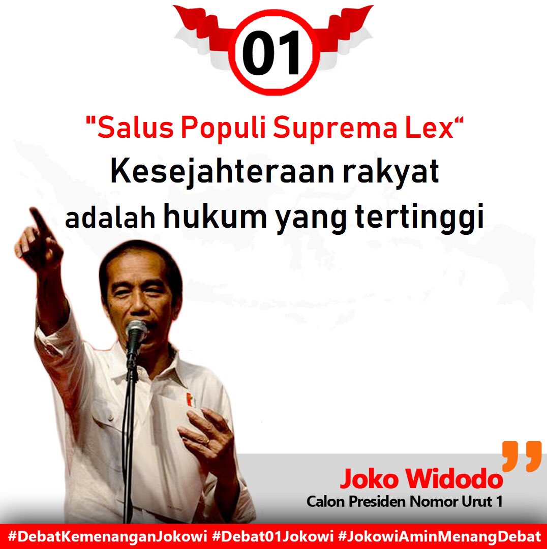 #JokowiAminMenangDebat