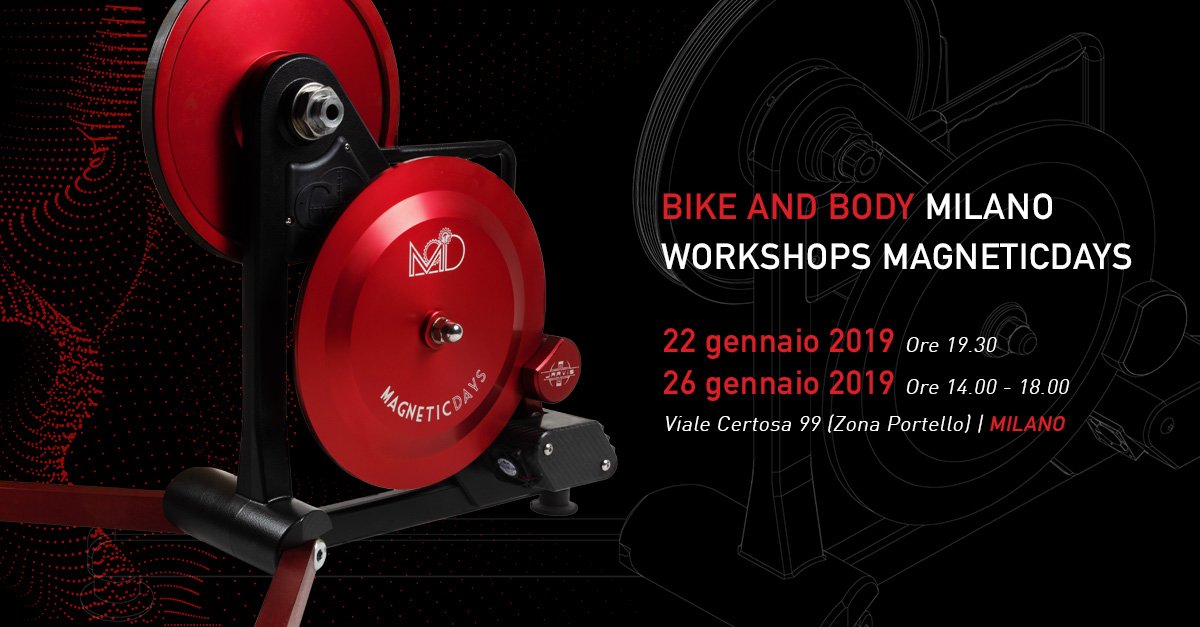 MDMagneticDays's tweet photo. #MagneticDays vi aspetta a #MILANO presso "Bike &amp; Body Biomeccanica" di Viale Certosa 99 per due appuntamenti imperdibili!

22 gennaio 2019 | 19:30 (WORKSHOP + APERITIVO)
26 gennaio 2019 | 14:00 - 18:00 (WORKSHOP + PROVA GRATUITA MD)

INFO ⤵️

https://t.co/2wC3kir6aO https://t.co/ANcfAUXxLi