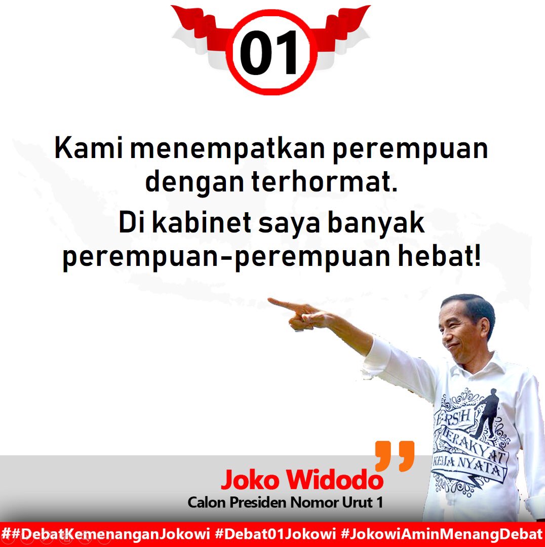 #jokowiAminMenangDebat