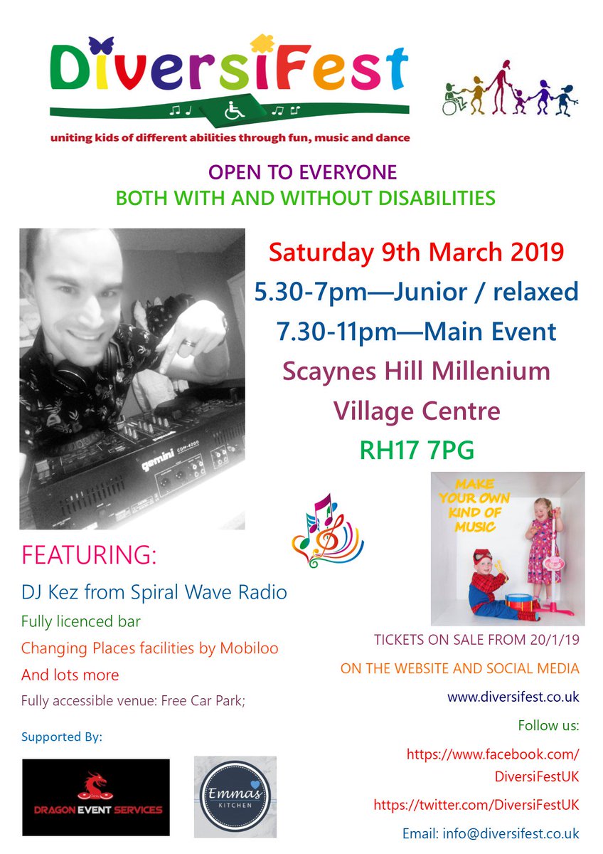 DiversiFestUK's tweet image. Tickets go on sale in FOUR DAYS