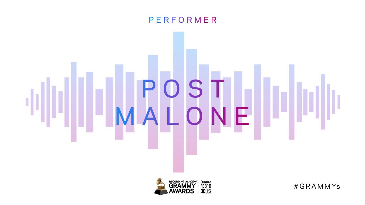 First-time nominee @PostMalone received four nominations, including Record Of The Year and Album Of The Year!
He will perform at the #GRAMMYs Feb. 10! 🙌 http://grm.my/2RKVh8v