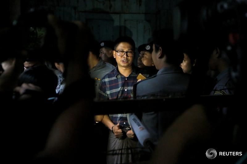 Two @Reuters journalists have been imprisoned in Myanmar for 402 days. Follow updates on the case: https://reut.rs/2FBWCI9