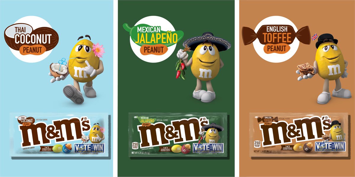 Coconut, toffee or jalapeno? M&M's lets US and Canada pick their