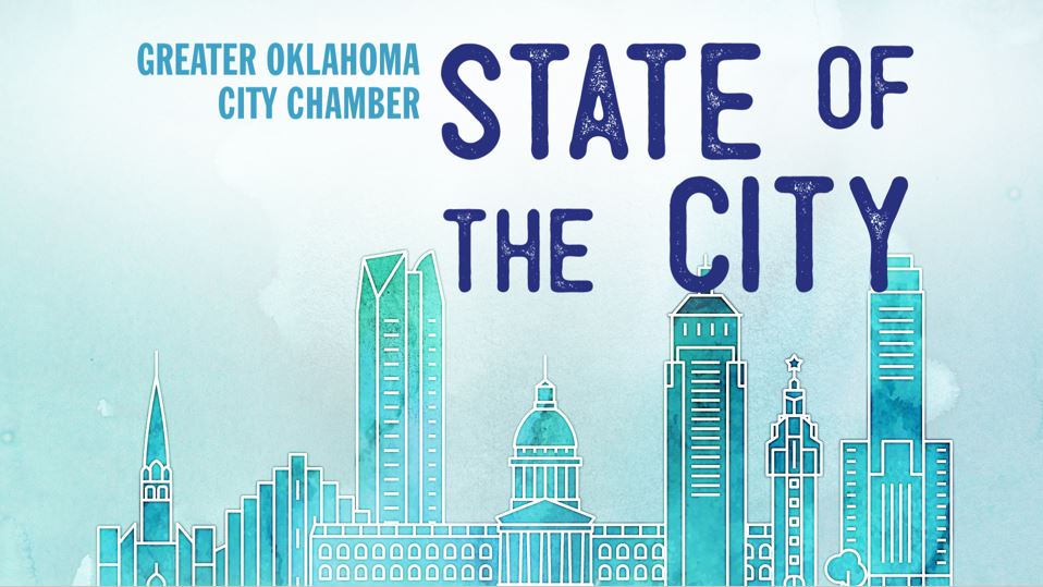CLGOKlahoma's tweet photo. Our Managing Director Clay Christensen and attorney Cori Loomis enjoyed attending the OKC Chamber Luncheon today and hearing about all the exciting plans and development happening in OKC!  #stateofokc https://t.co/RsLu9J1hGp