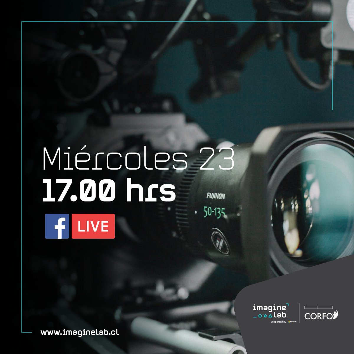 La próxima semana haremos un Facebook Live, donde los emprendedores podrán hacer preguntas sobre la convocatoria a <a href="/JavierCueto/">Javier Cueto</a> , nuestro Gerente General. 
Agendar: Miércoles 23 de enero de 17.00 a 17.30 hrs.