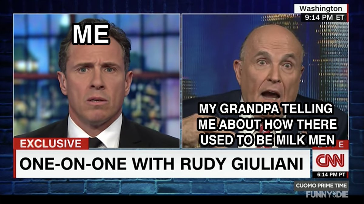 Grandpa's rambling again
