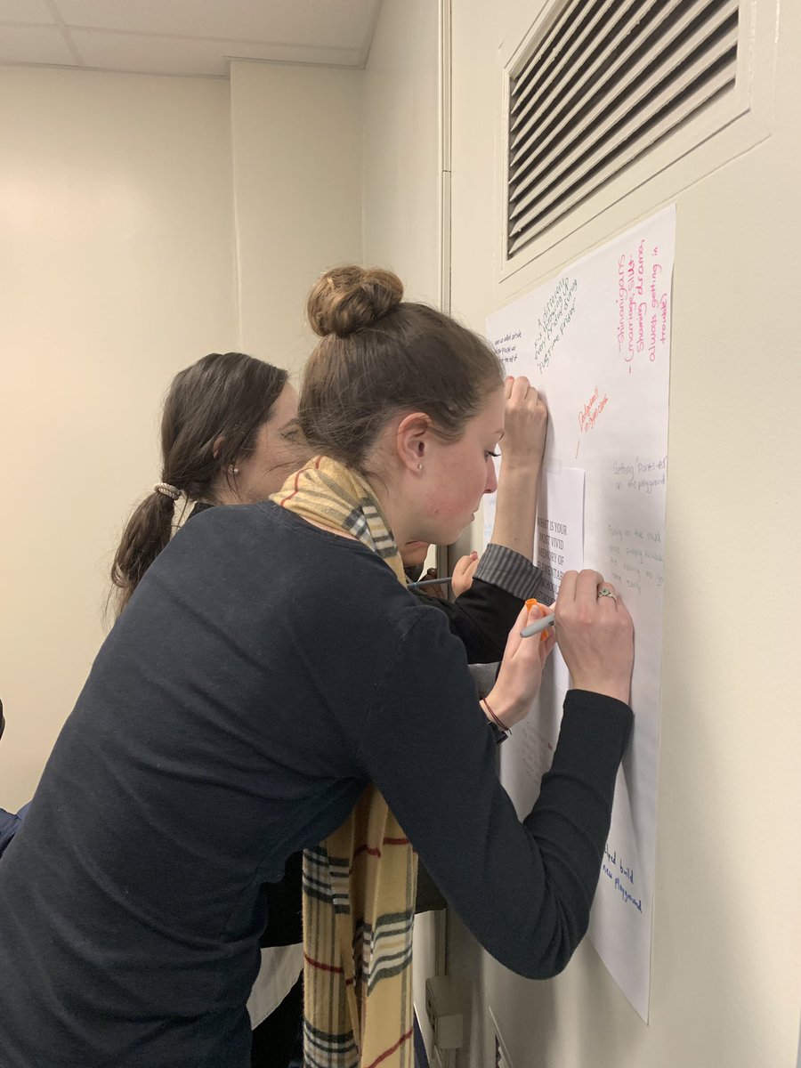sheehank11's tweet photo. #Edu351 Scholars making learning visible on questioning (literal, inferential, and metacognitive) #projectzero @MolloyCollege #gallerywalk #100%engagement https://t.co/v8iqdBTZFo
