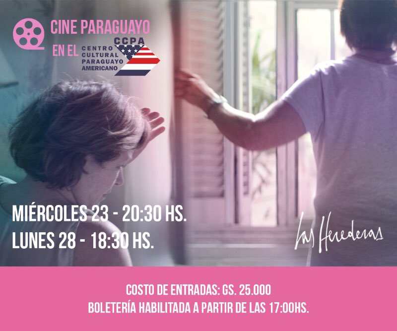 Te invitamos al ciclo del Cine Paraguayo en el CCPA, en las siguientes fechas de Enero. 👌🏼🎬💜
 ¡Te esperamos!