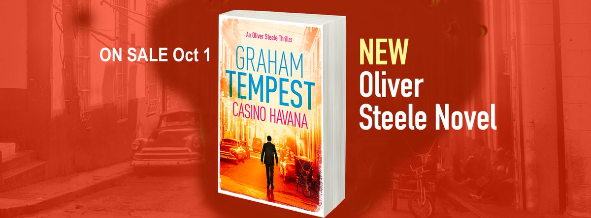 grahamtempest's tweet photo. CASINO HAVANA on sale Oct 1. Oliver Steele battles Castro's rivals. (h2) https://t.co/wcsjBjwnM4