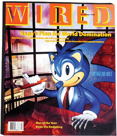 No Context Sonic on X: These are based off the WIRED cover for SEGA's  plan for world domination  / X