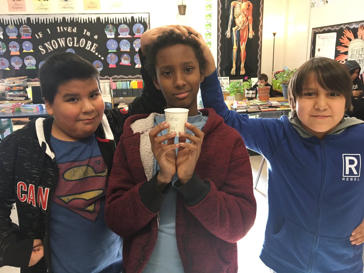 Highlights from the Static Grand Prix!   This afternoon Room 11 applied their knowledge of static electricity to compete for the Static Cup <a href="/DufferinSchool/">Dufferin School</a> #sciencerules