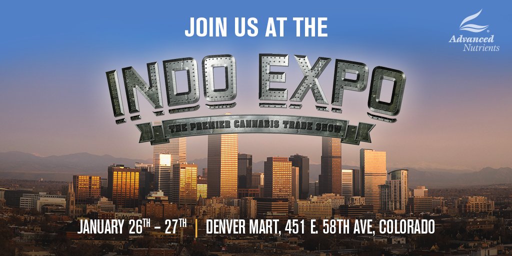 advancednutes's tweet photo. The @IndoExpoShow will be awesome and so will our #AdvancedNutrients booth. Come check it out!
We can’t wait to see you there: https://t.co/1vgcv1hAoF
#indoexpo #Cannabis #IndoExpoDenver #MMJ #thc #coloradogrows #Hemp #hemplegalization #cannabisculture https://t.co/CA9zao7NdJ