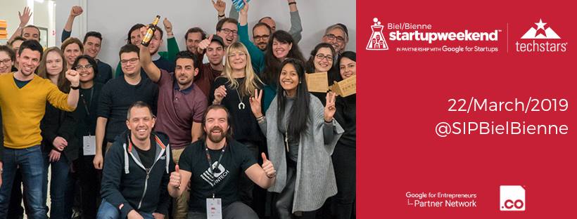 SIP_BielBienne's tweet photo. Register now for #StartupWeekend Biel/Bienne #SUWBB2019 at #SIPBB: 
NEW: #Students get additionally 10% discount with the Promocode STUDENTS4SWBB2019 on their ticket! #Startups #SwissStartups https://t.co/lPos9ZIpwJ https://t.co/wEEDfy6RYa