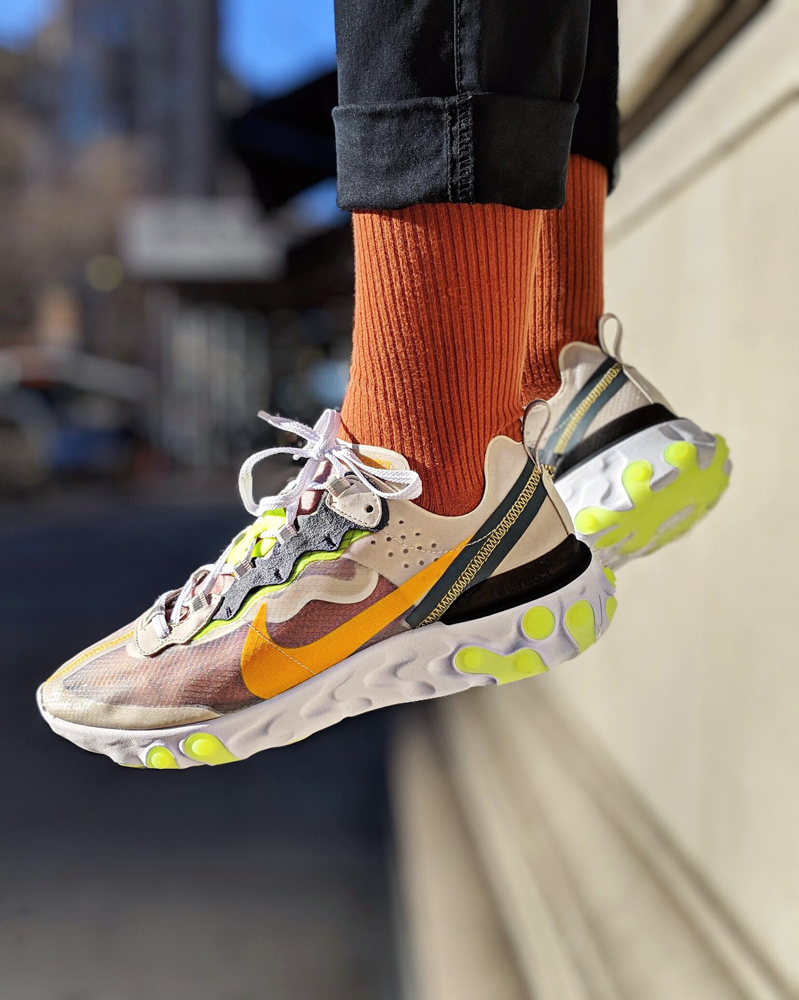 Todd Snyder on Twitter: "The new Nike React Element 87 “Laser Orange” is  now available at our Todd Snyder Madison Square flagship!  https://t.co/FDsICo1Ryn" / Twitter