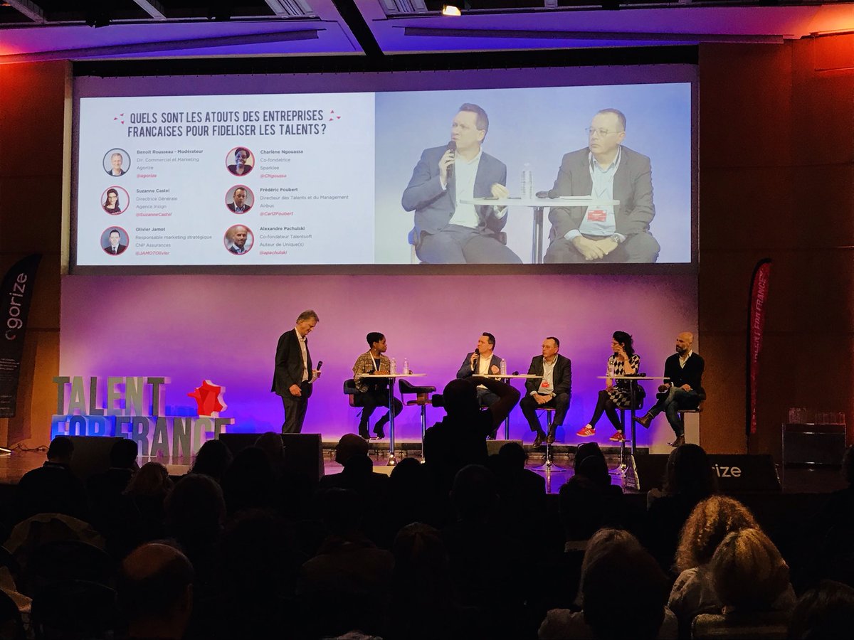 BRAINCITIES's tweet photo. Table ronde: Quels somt les atouts des entreprises franรงaises pour fidรฉliser les talents?
Talent for France @agorize #TFFBERCY #TALENTFORFRANCE #TFF #BERCY #HR #Braincities @SuzanneCastel @JAMOTOlivier @cngoussa @Carl2Foubert @apachulski https://t.co/fmhcinIcsU