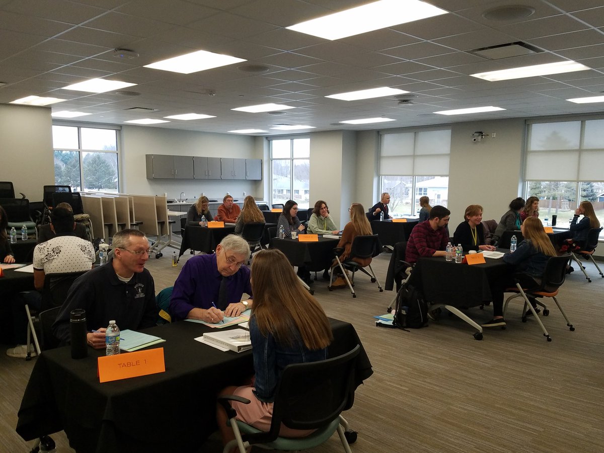 GregGranberg's tweet photo. @PanthersOHS seniors sharing their success plans following graduation with community members. #ItTakesAVillage https://t.co/owtbZwGwuu