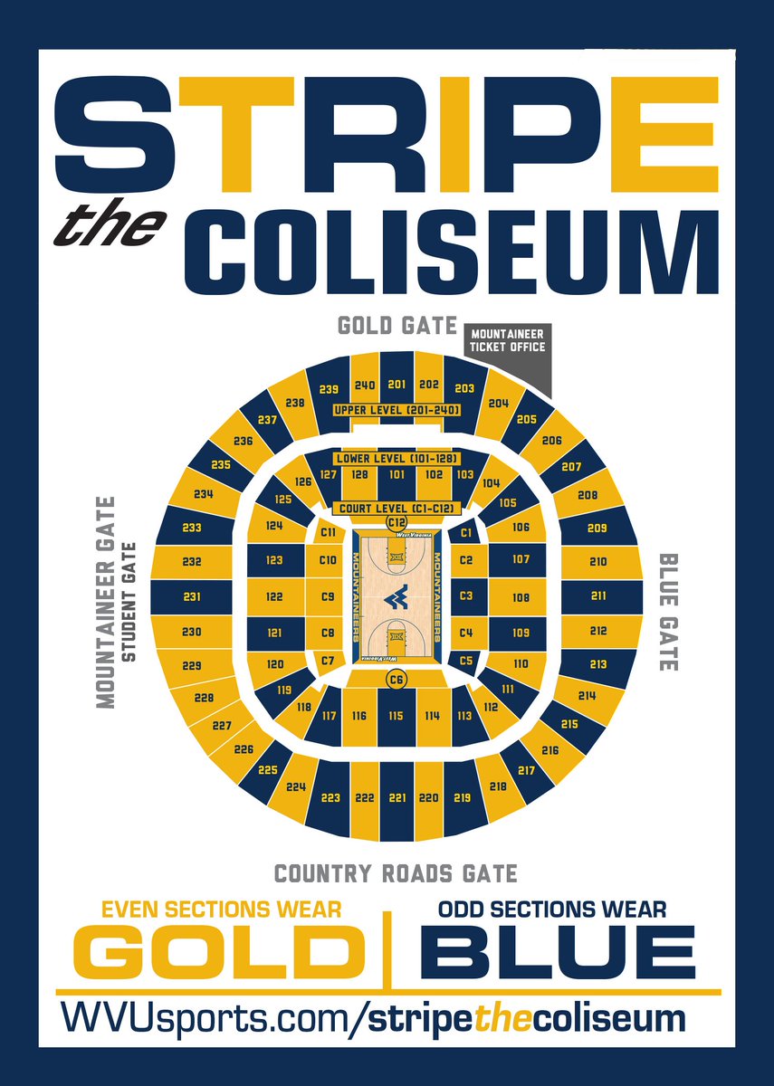 Wvu Coliseum Seating Chart Concert