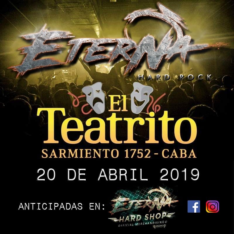 ETERNAHR's tweet photo. Preparate !!!! Asi arrancamos un 2019 en llamas...
20#Abril @TeatritoOficial  #BsAs #Reevolución https://t.co/CEgv9E6fEP