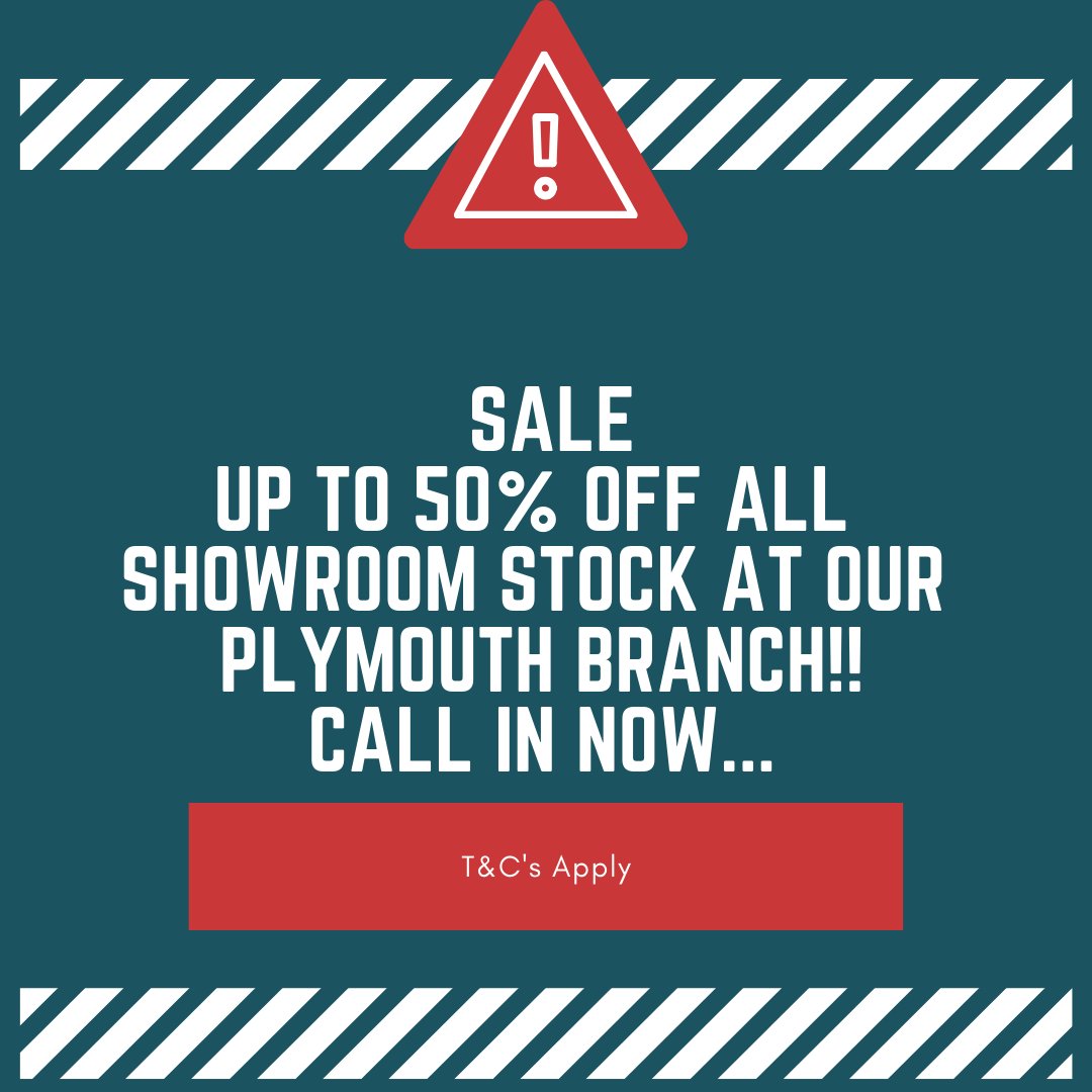Sale now on at our Plymouth Branch.
Pop in now and take a look!

#TeamUnique