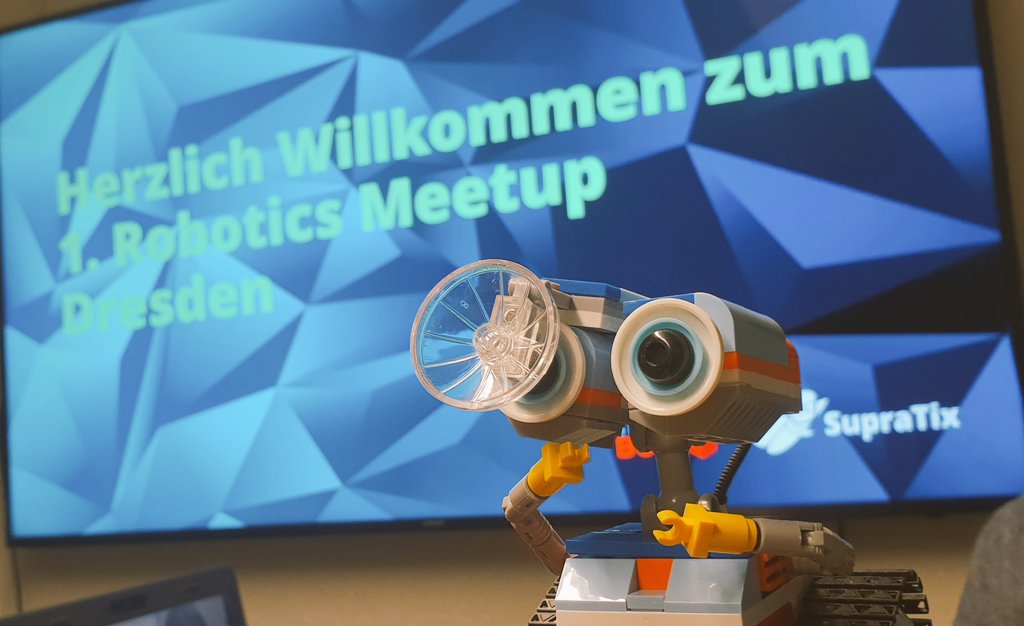 1. Robotics Meetup bei @SupraTix_de und ich bin dabei! #Robotics #supratix #myfirstrobot #tinkerbots #mint #stem #codingforkids