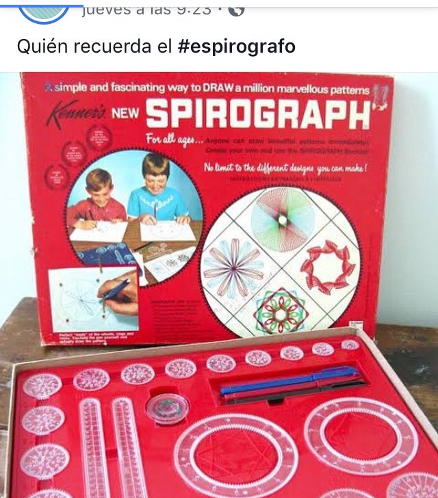 lomejor80y90's tweet image. #Retrojuego #espirografo