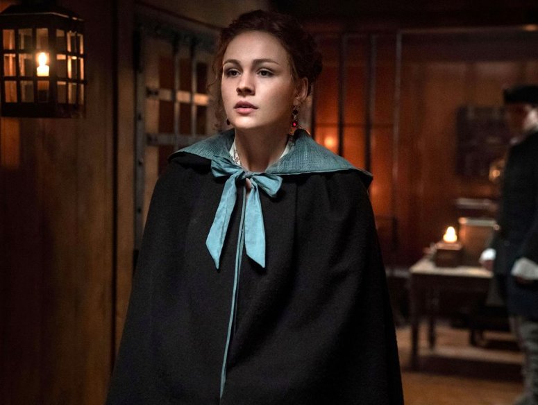 Lynetterice's tweet image. Wait, Brianna...are you in a prison, girl? #Outlander