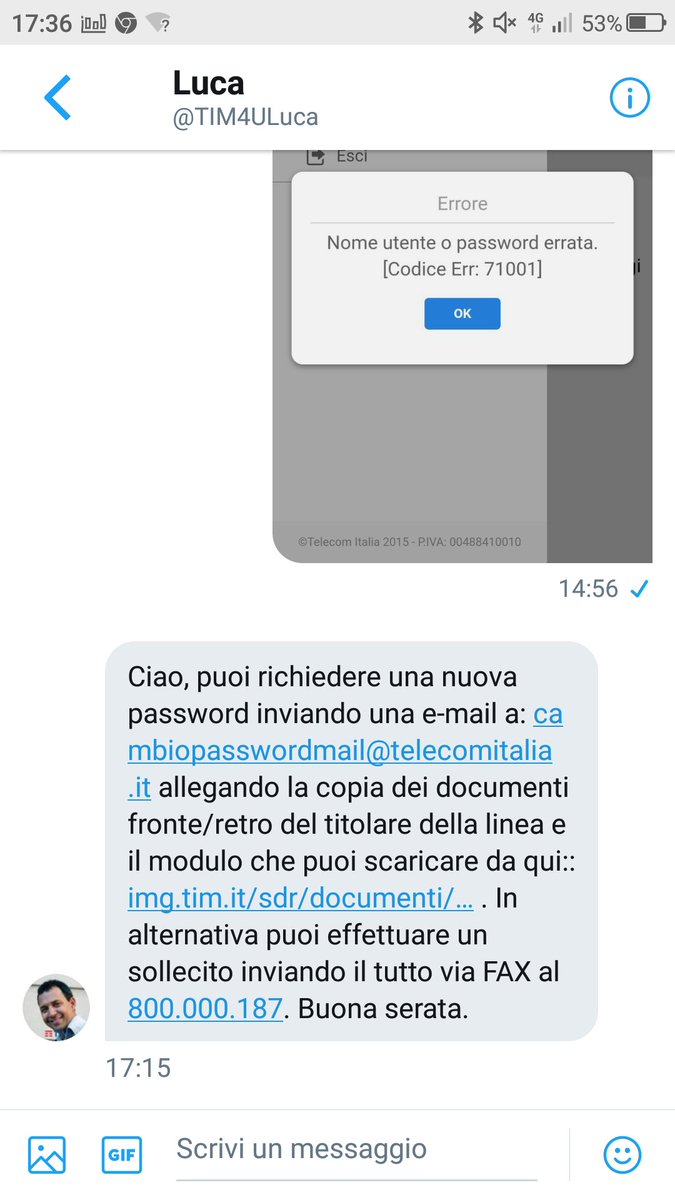 SCARICARE FATTURA TIM FISSO
