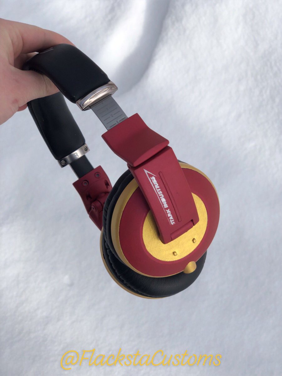 “Phony Stark” @PioneerDJ HDJ-2000 headphones for @DJPhonyStark . Turned out perfect! 🎧 

@AngelusDirect #AngelusDirect #CustomHeadphones #IronMan #Marvel #Pioneer #Customs