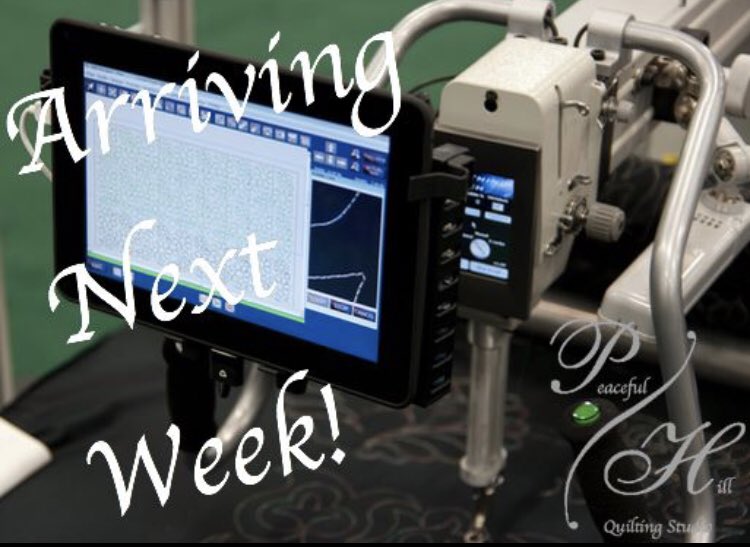 PeacefulHillQ's tweet photo. Exciting News: As of next Thursday I will be offering Computerized Edge to Edge Quilting along with my hand guided Custom Quilting! #quiltersoftwitter #innovalongarm #computerizedquilting https://t.co/QYigqFM0BG