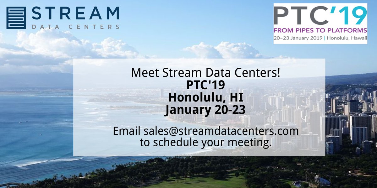 StreamDataCentr's tweet image. We&apos;re packed and ready to go for #PTC19! Forgot to schedule your meeting with us? Book now before it&apos;s too late!  #telecomevent