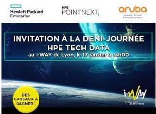 M_Regereau's tweet photo. Event Techdata HPE à Lyon,   présentation offre HPE #aruba  #transformationdigitale #Simplivity #Nimble #pointnext #RGPD  cessions techniques et commerciales @TechData_FR @EstelleNostry @villatel47 @Takyip99  @Kadri_Rahma @marciocasqueira @lysylviee https://t.co/Zn8bqLwGZ8