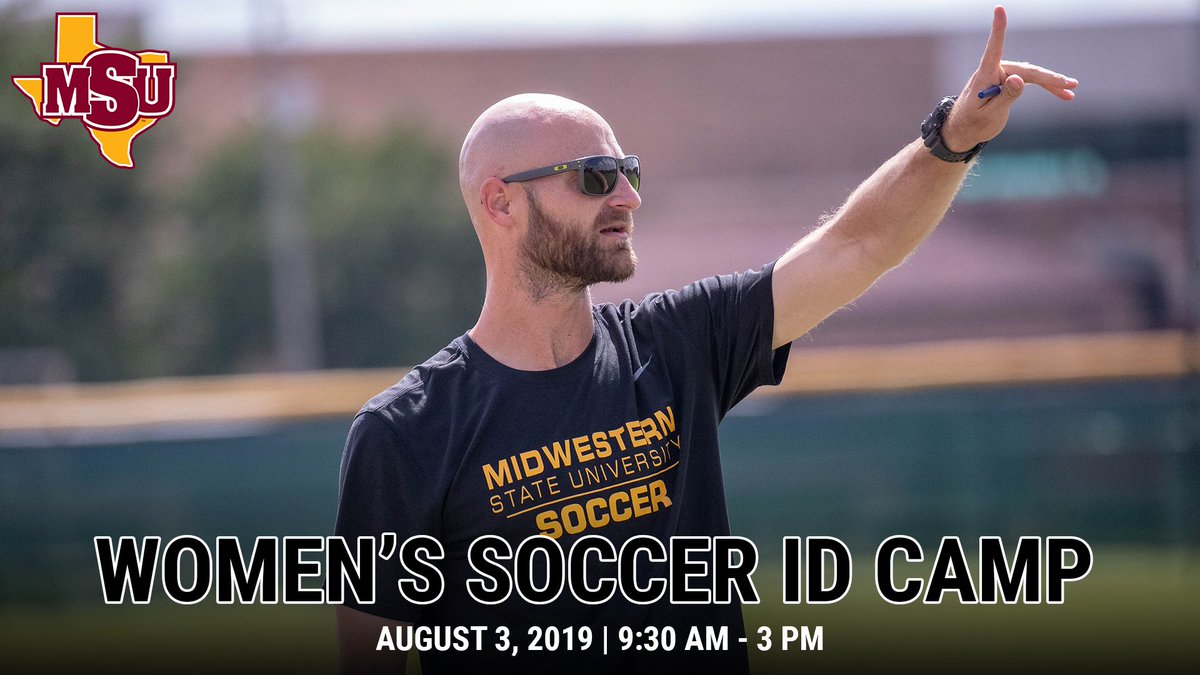 MSUMustangsWSOC (@msuwsoc) on Twitter photo W SOCCER: <a href="/MsuWsoc/">MSUMustangsWSOC</a> ID Camp originally set for Saturday (Jan. 19) rescheduled to August 3rd due to weather concerns.
Release: bit.ly/2QxOYVa W SOCCER: <a href="/MsuWsoc/">MSUMustangsWSOC</a> ID Camp originally set for Saturday (Jan. 19) rescheduled to August 3rd due to weather concerns.
Release: bit.ly/2QxOYVa