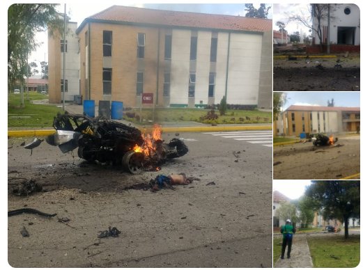 Resultado de imagem para Atentado em Bogotá