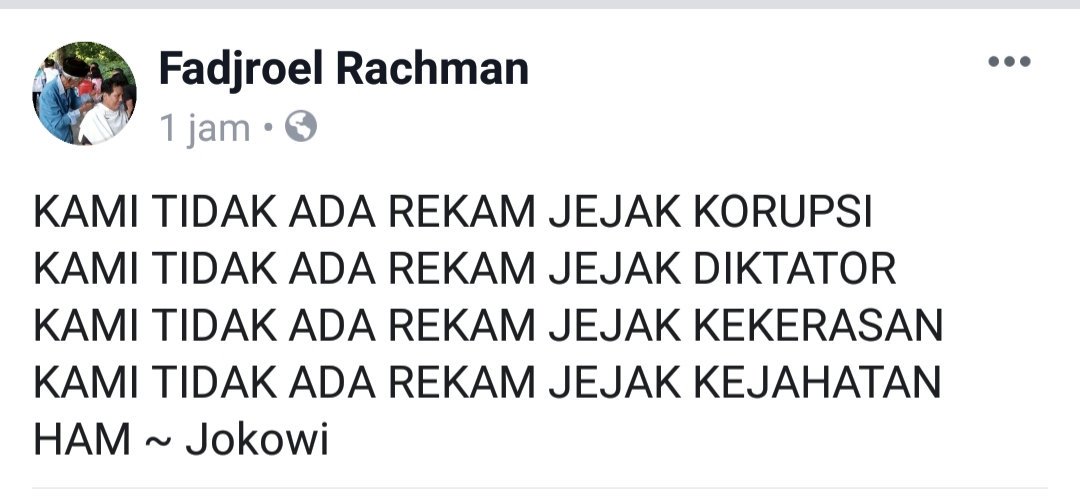 Dr. M. Fadjroel Rachman tweet media
