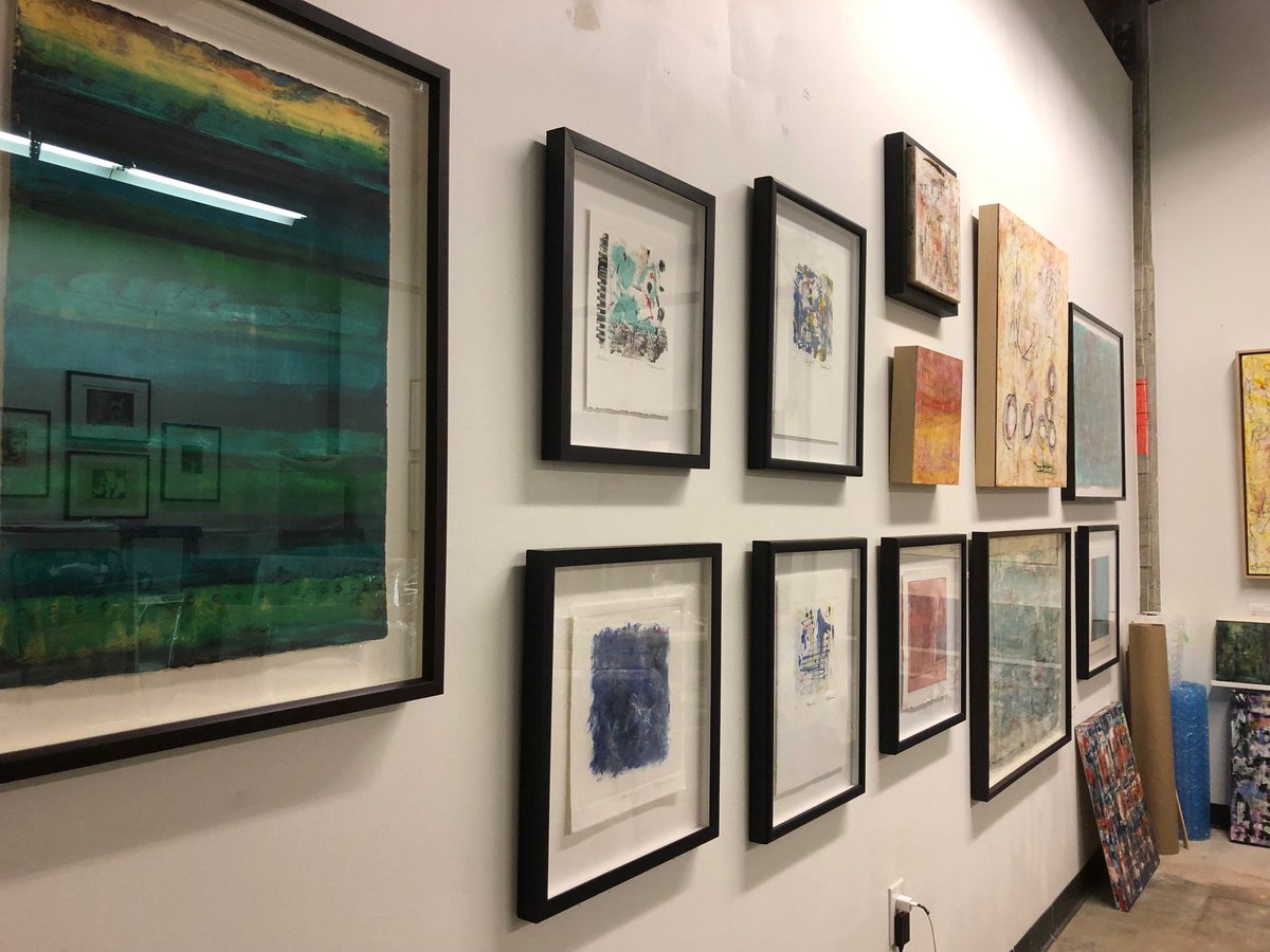 njweaver's tweet photo. #OpenStudio #PrintAustin #Edition--Friday, Jan 18, 7-10pm. #printmaker #artist #CatherineSmall will also be in studio #monotypes #intaglio #collagraphs #chinecolle https://t.co/nyrGuwkEPm