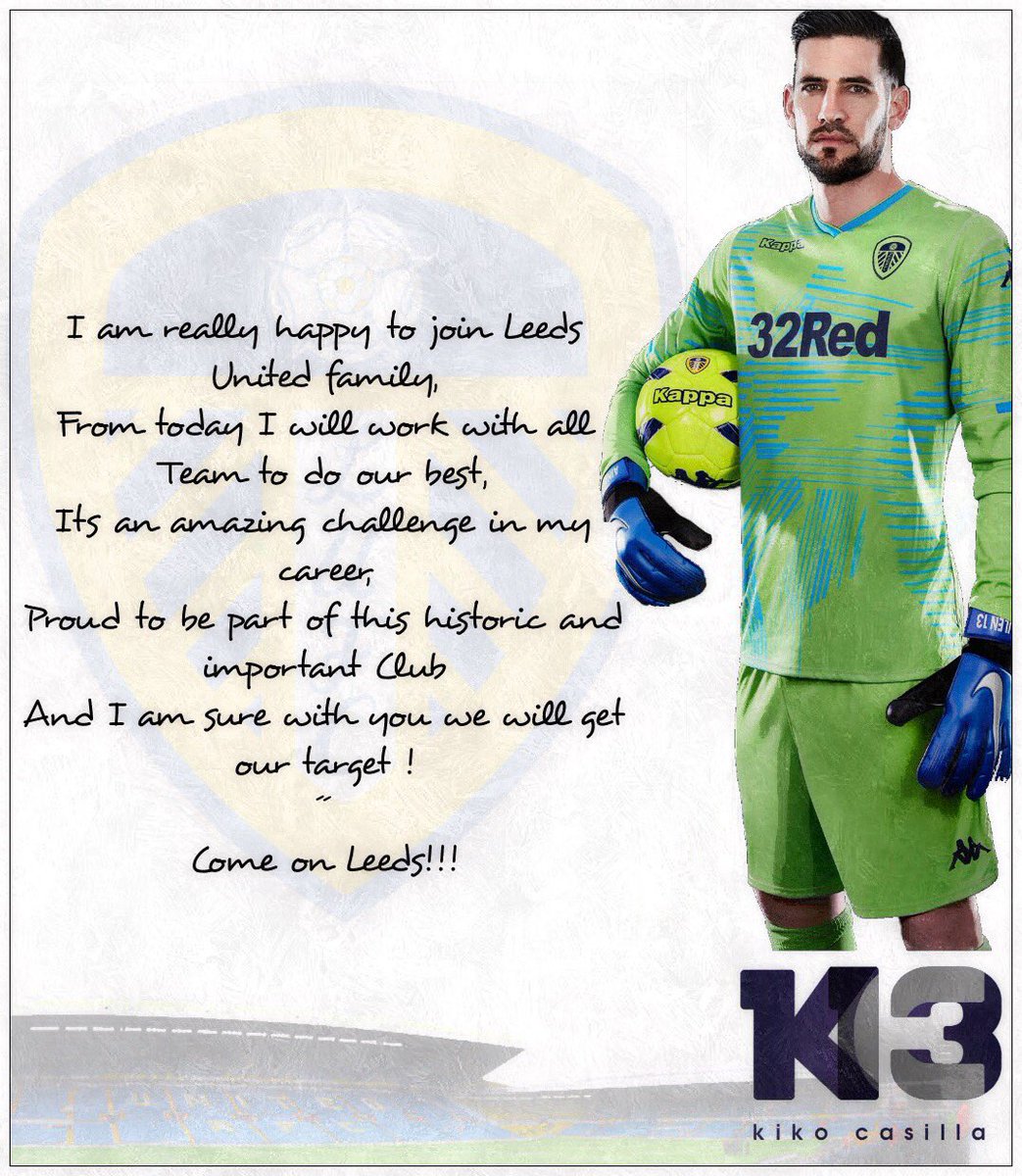 KikoCasilla13's tweet photo. Thanks to all of you for the welcome
@LUFC https://t.co/SNFgHOmqwE