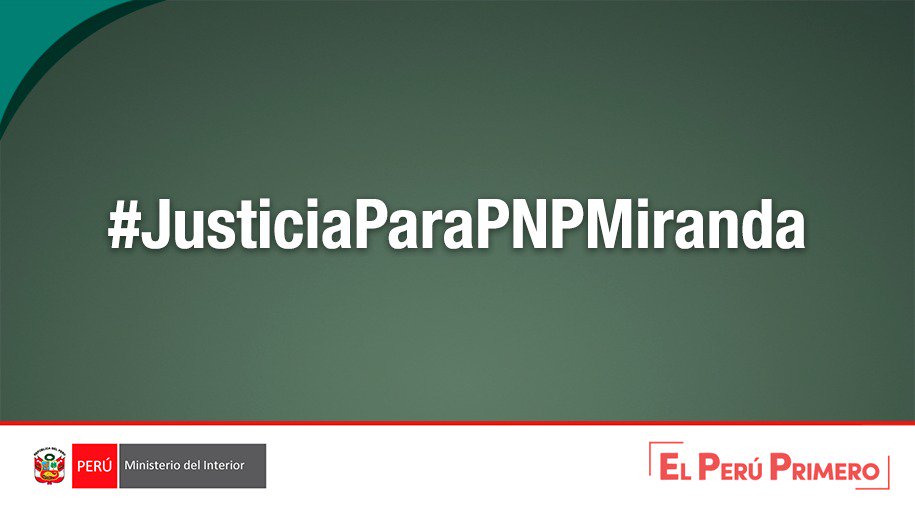 Ministerio del Interior 🇵🇪 tweet media