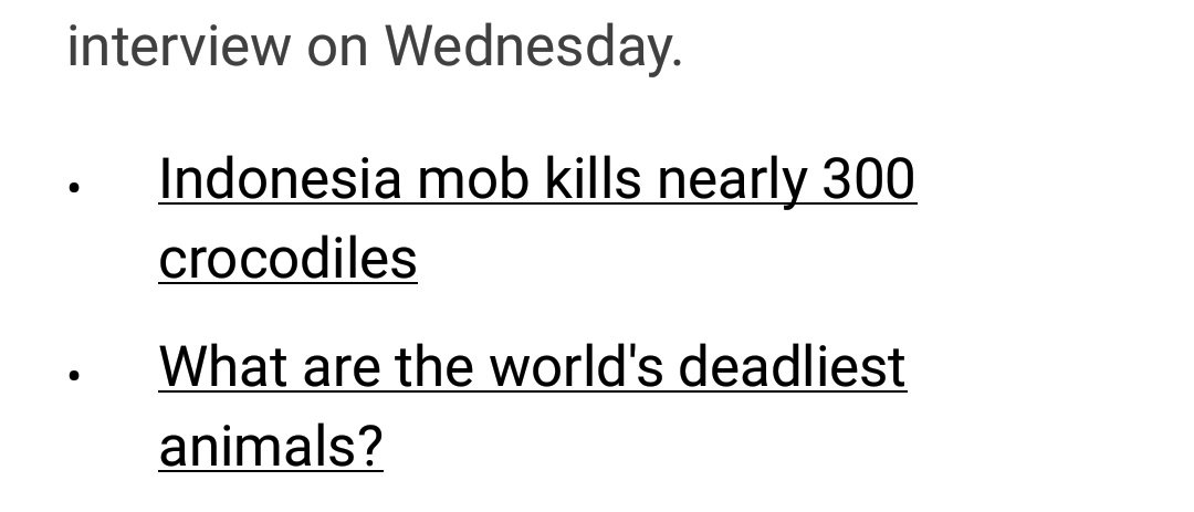 ishanrmehta's tweet photo. It's telling how the first headline answers the question posed by the second one. #RIPCrocs #crocodile @AnimalPlanetIn https://t.co/kYLm8SvK73