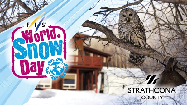 StrathcoCounty's tweet photo. World Snow Day is almost here. Visit the Strathcona Wilderness Centre, Sun, Jan 20 from 1-4 pm. Learn about local animals (bring a camera), go on a digital scavenger hunt, meet biologists and enjoy the scenery! Food bank donation are welcome. https://t.co/dY5K1hAGUJ https://t.co/Tzwa3wasjF