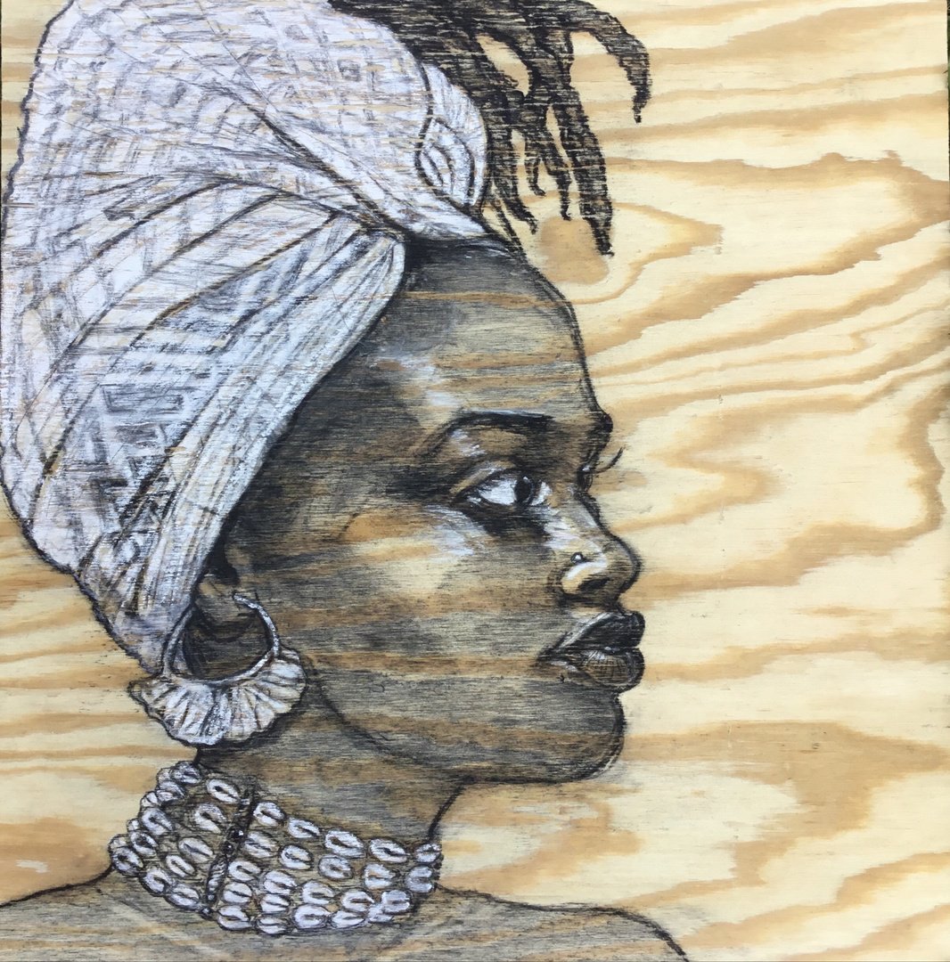 cbusharlem100's tweet photo. Our next artist at the @GatewayFC is Gaye Reissland. Her piece is inspired by Black Panther: "At the movie premiere in Columbus, it reminded me of a time in the Harlem Renaissance where they highlighted black art and black writers." #cbusharlem100 
https://t.co/VsOTL1i4y1 https://t.co/fsR1L5xSpZ