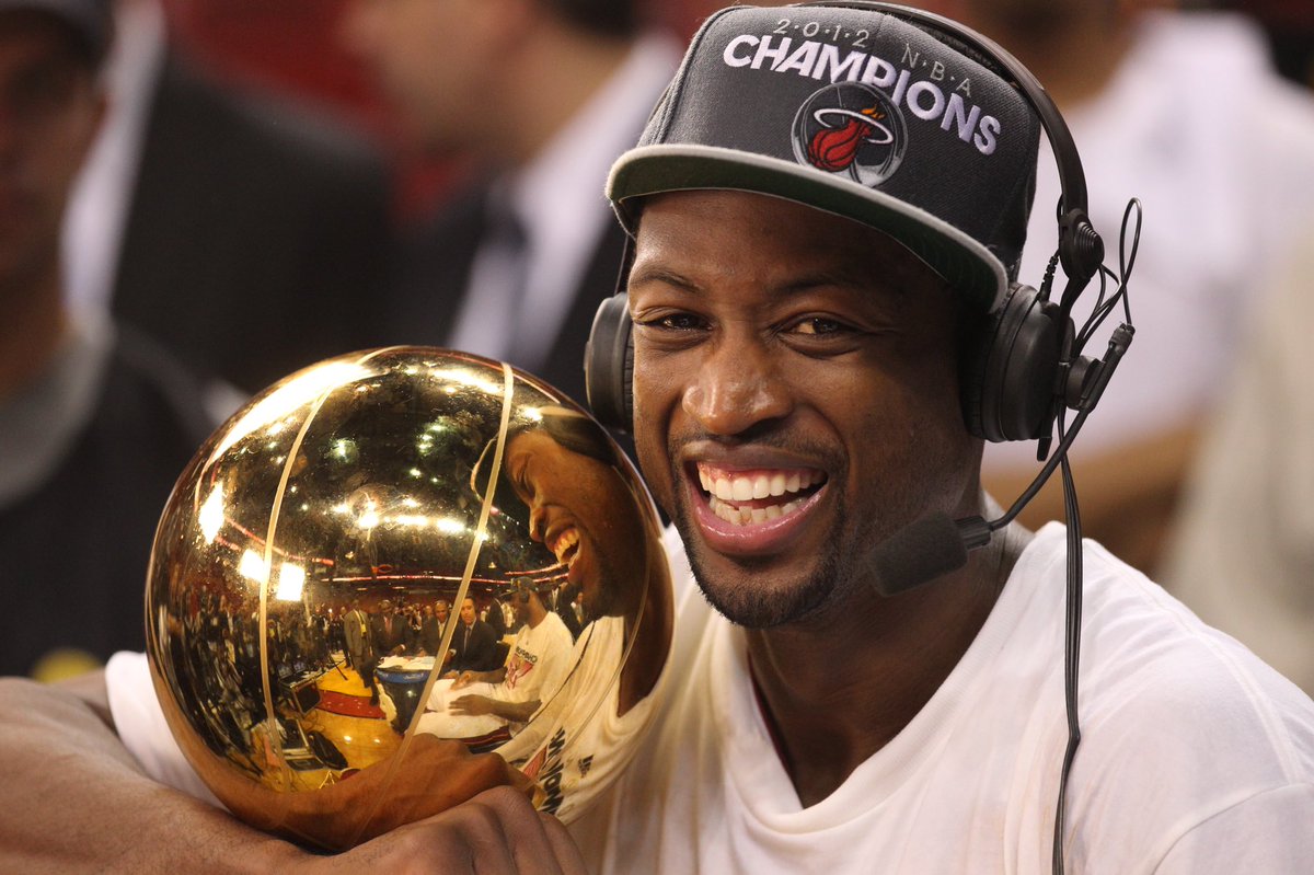 NBATV's tweet image. Happy Birthday, @DwyaneWade 🎂
3x NBA Champion 🏆
Finals MVP 
12x All Star ⭐️
All Star MVP 
8x All NBA 
#OneLastDance