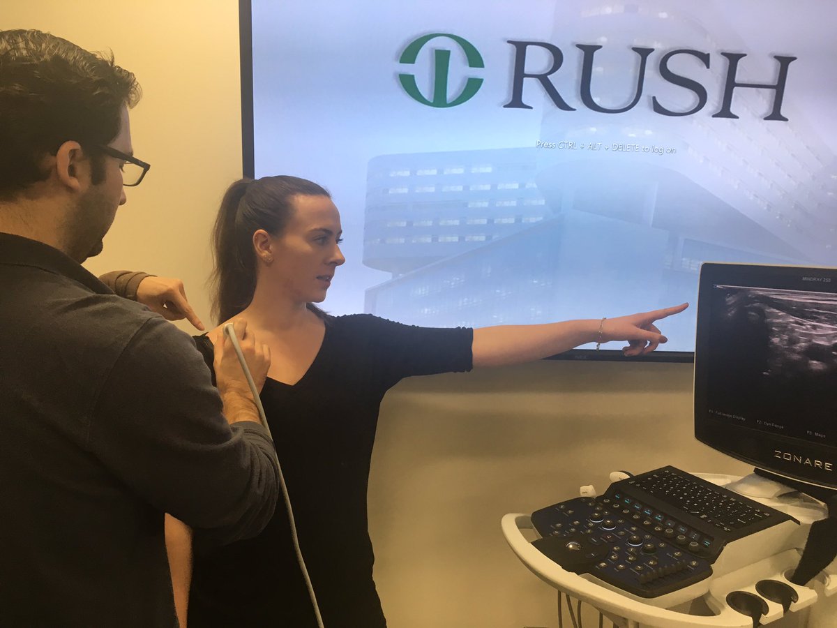 RushEmergency's tweet photo. In conference ultrasound learning and teaching by @KellyRyan_ and @edavidhill . @Dallas_Holladay @MGottliebMD https://t.co/7xOOlVEjQg