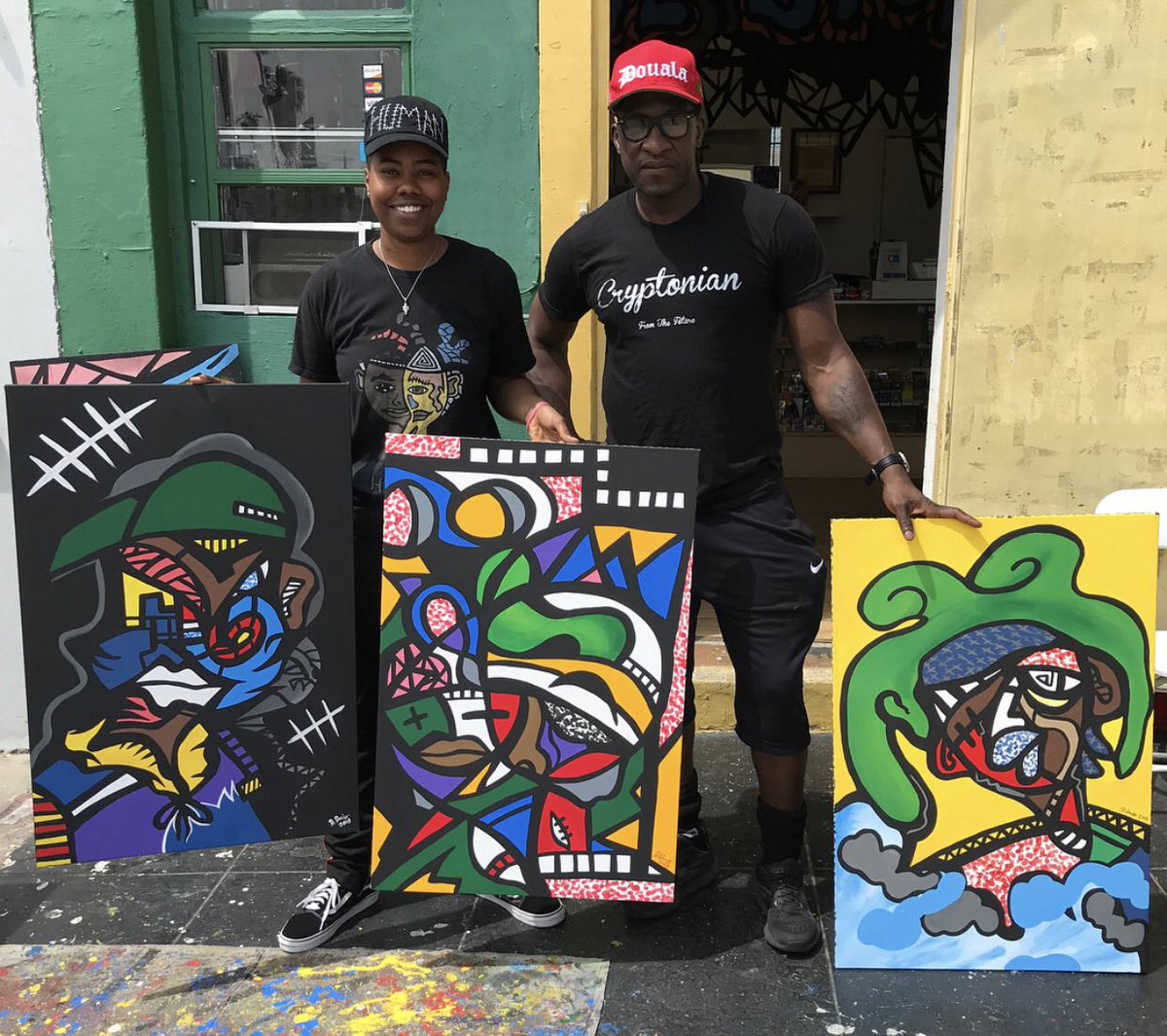 THEARTISTDom's tweet photo. They genuinely supported cuhs the art speaks for itself. 🙏🏾🎨 https://t.co/9a1R9SU2CP