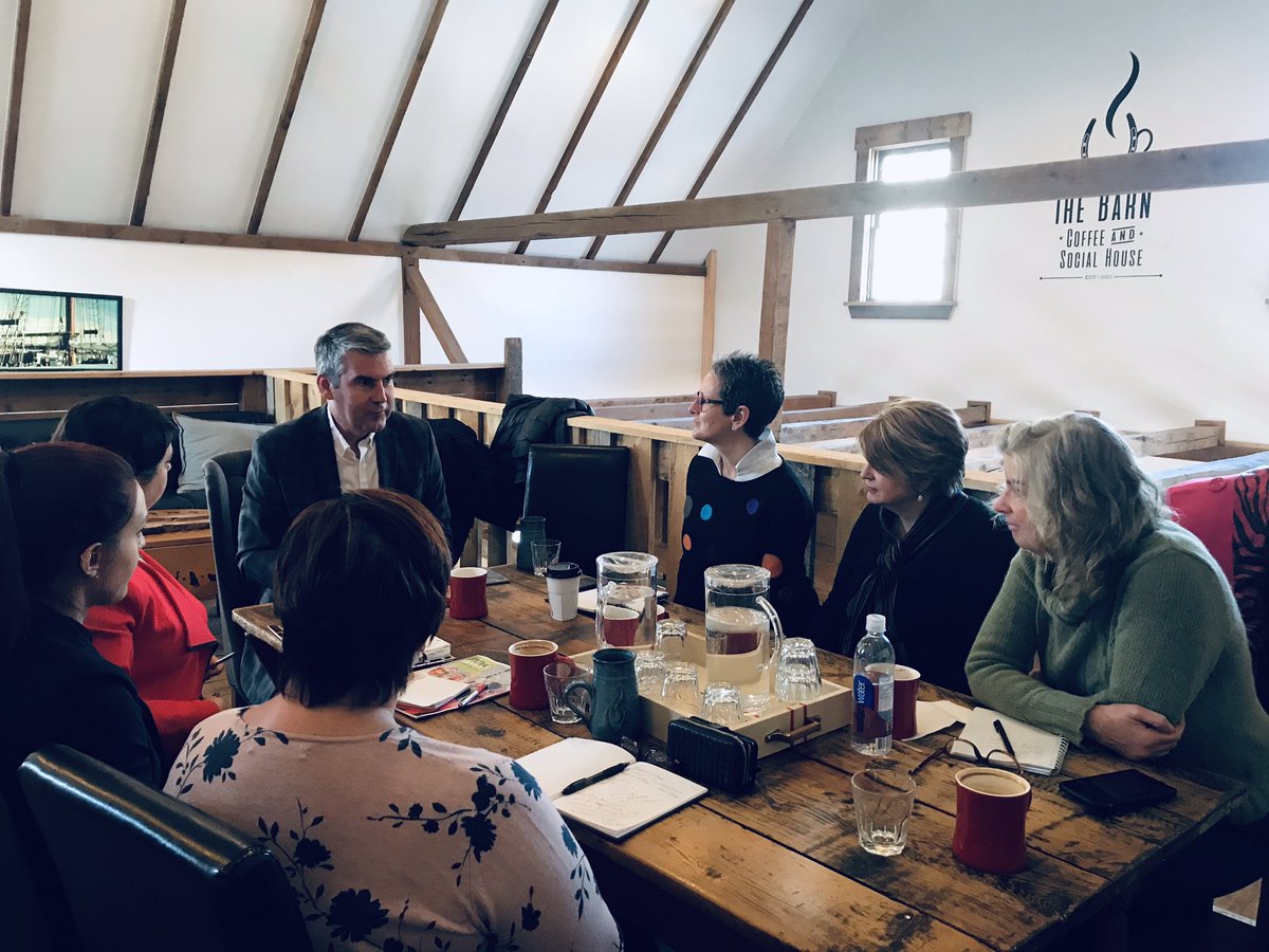 StephenMcNeil's tweet photo. Productive and engaging meeting with Tina Hennigar and the driven women behind @NOWLUNCO this morning. It was wonderful to see and hear about the great work they are doing to promote all Lunenburg County has to offer, including putting together an informative magazine. https://t.co/xYVkKWtLlH