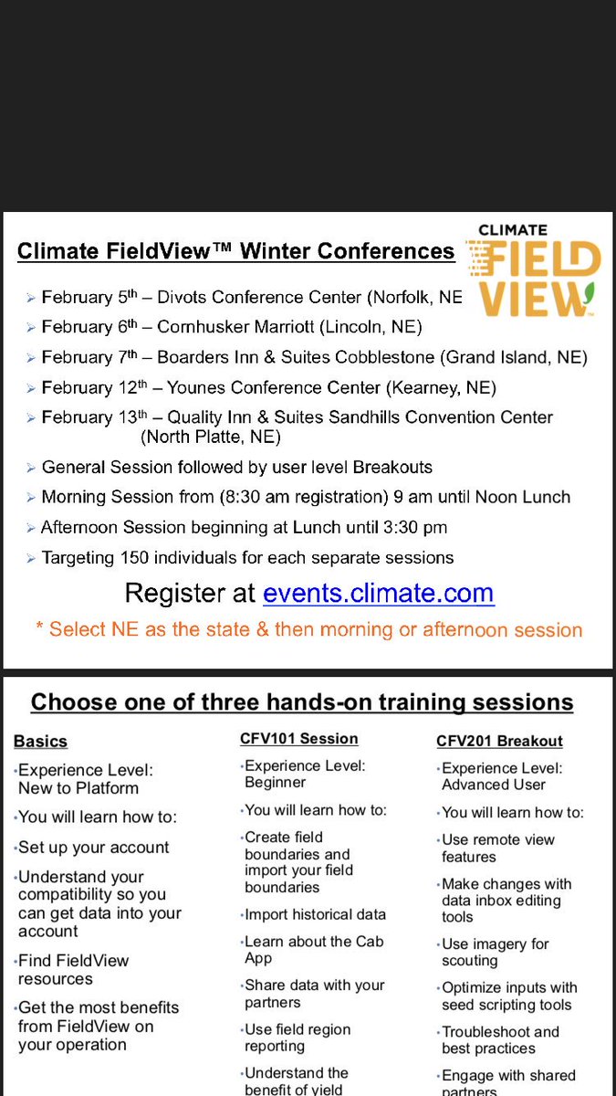 Have you registered for one of our NE Climate Winter Conferences?  Take a look and find one close to you!