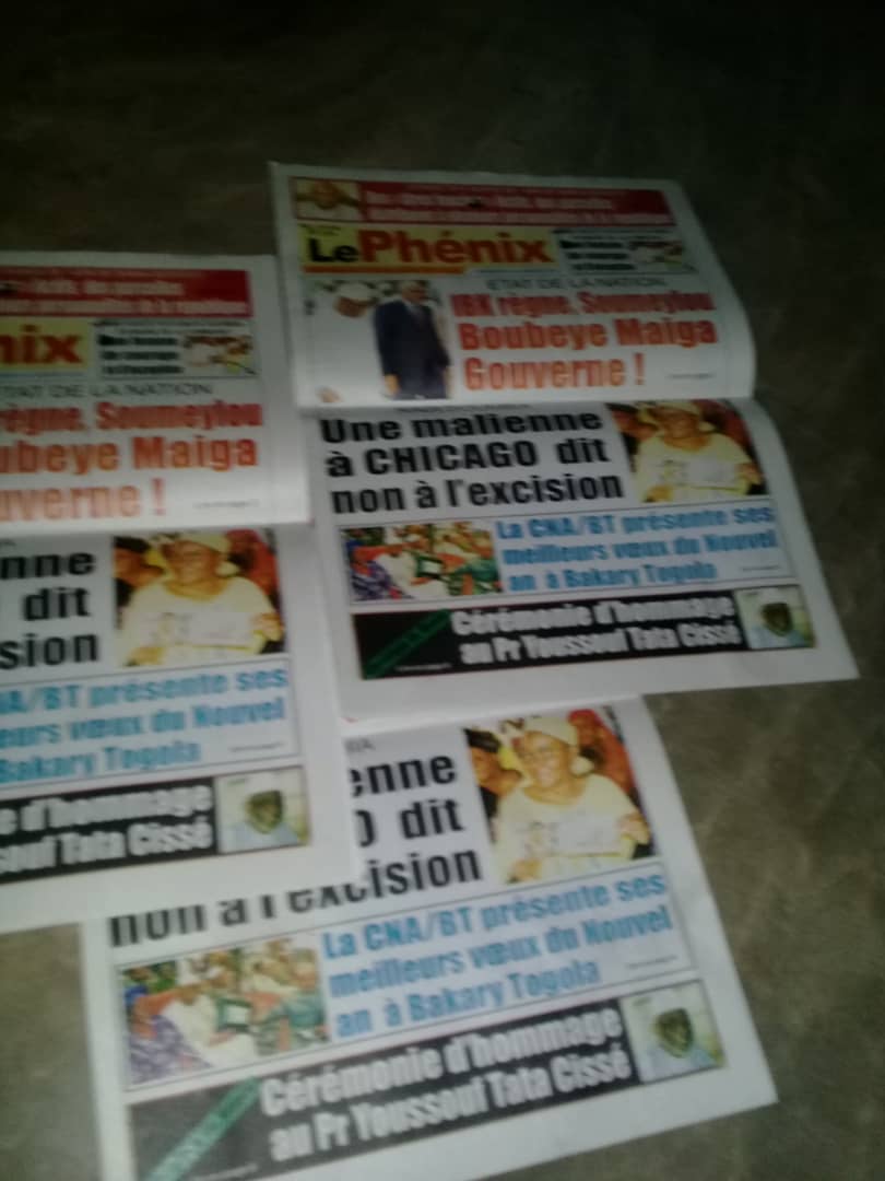 STOP FGM IN MALI. NEWSPAPERS SOLD OUT IN BAMAKO. @SurgeryFgm <a href="/somto_ugwu/">Somtochukwu Ugwu</a> <a href="/USAMattersNow/">America Matters</a> <a href="/USAMattersNow/">America Matters</a> @28TooMany <a href="/ElizabethYore/">Elizabeth Yore</a> @JAD0RE_xo <a href="/MamaSylla5/">Mama Sylla</a> <a href="/Voices1Thousand/">One Thousand Voices</a> <a href="/katya_berger/">Katya Berger</a> <a href="/TheAlima/">Alimatu Dimonekene MBE</a> <a href="/aissa_keita/">Aissa keita</a> <a href="/StopFGM/">Stop FGM</a> <a href="/itnoydfilm/">@ITNOYDfilm</a> <a href="/imagepartenaire/">Dansoko</a> @USAMattersSam