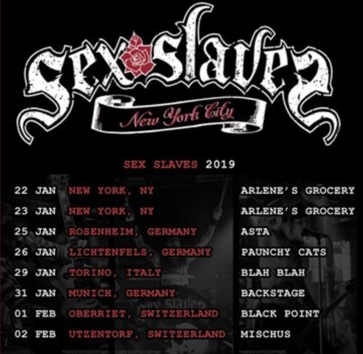 USA & EUROPE: Just 4 days! Get tickets and more info here: m.facebook.com/eric13music/ev… All Europe shows feature @raygun_rebels 
#sexslavesmusic #tour #concert #paunchycats #backstage #blahblah #eric13 #delcheetah #jbomb #longlivethedead #saywhat